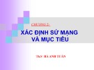 Bài giảng Quản trị chiến lược: Chương 2 - ThS. Hà Anh Tuấn