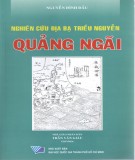 Quảng Ngãi - Nghiên cứu địa bạ triều Nguyễn: (Phần 1)