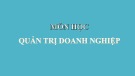 Bài giảng môn Quản trị doanh nghiệp