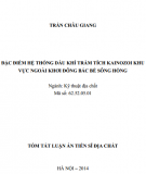 Tóm tắt Luận án Tiến sĩ Địa chất: Đặc điểm hệ thống dầu khí trầm tích Kainozoi khu vực ngoài khơi Đông Bắc bể Sông Hồng