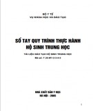 Cẩm nang quy trình thực hành hộ sinh trung học: Phần 1