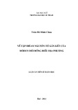 Luận án Tiến sĩ Toán học: Về tập Iđêan nguyên tố gắn kết của môđun đối đồng điều địa phương