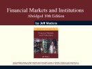 Financial Markets and Institutions: Chapter 19