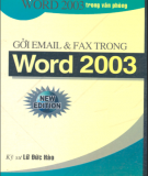 Word 2003 - Hướng dẫn gửi Email và Fax: Phần 1