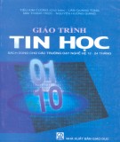 Giáo trình Tin học (Sách dùng cho các trường dạy nghề hệ 12 - 24 tháng): Phần 1 - Tiêu Kim Cương (chủ biên)