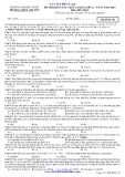 Đề thi khảo sát chất lượng lớp 12 lần 1 năm 2013 môn Hóa học - ĐH Vinh