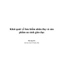 Tài liệu Khái quát  về bảo hiểm nhân thọ và sản phẩm an sinh giáo dục - ĐH Kinh tế Quốc dân