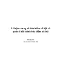 Tài liệu Lí luận chung về bảo hiểm xã hội và  quản lí tài chính bảo hiểm xã hội - ĐH Kinh tế Quốc dân