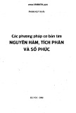 Tích phân và số phức - Các phương pháp cơ bản tìm nguyên hàm