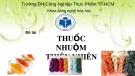 Bài thuyết trình: Thuốc nhuộm thiên nhiên