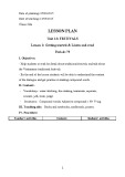 Giáo án Tiếng Anh lớp 8 Unit 13: Festival - Perion 79 Lesson 1 Getting started & listen and read