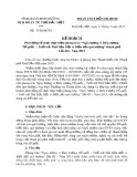 Kế hoạch số: 55-KH/ĐTN