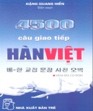 Hàn - Việt với 4500 câu giao tiếp: Phần 2