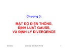 Bài giảng Trường điện từ: Chương 3 - Châu Văn Bảo (ĐH Công nghiệp TP.HCM)