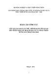 Báo cáo tóm tắt: Kết quả rà soát cơ chế, chính sách liên quan đến triển khai kế hoạch bảo vệ và phát triển rừng giai đoạn 2012 - 2020