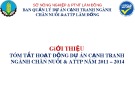 Bài thuyết trình: Tóm tắt hoạt động dự án cạnh tranh ngành chăn nuôi & ATTP năm 2011 – 2014