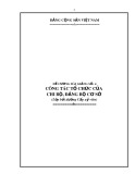 Đề cương Bài giảng số 4: Công tác tổ chức của Chi bộ, Đảng bộ cơ sở - Lê Văn Long