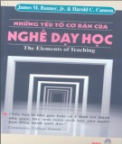 Nghề dạy học - Những yếu tố cơ bản: Phần 1