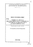 Báo cáo khoa học: Nghiên cứu đề xuất biện pháp phòng ngừa và phương án ứng phó sự cố tràn dầu mức I tại thành phố Đà Nẵng