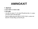 Bài giảng Aminoaxit