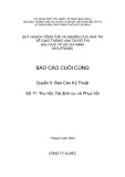 Quy hoạch Tổng thể và Nghiên cứu khả thi về GTVT Đô thị TP.HCM (HOUTRANS)- Báo cáo cuối cùng - Quyển 5: Báo cáo kỹ thuật - Số 11: Thu hồi, Tái định cư và Phục hồi