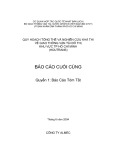 Quy hoạch Tổng thể và Nghiên cứu khả thi về GTVT Đô thị TP.HCM (HOUTRANS) - Báo cáo cuối cùng - Quyển 1: Báo cáo tóm tắt