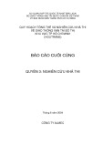 Quy hoạch Tổng thể và Nghiên cứu khả thi về GTVT Đô thị TP.HCM (HOUTRANS) - Báo cáo cuối cùng - Quyển 3: Nghiên cứu khả thi