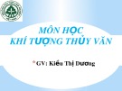 Bài thuyết trình Khí tượng thủy văn: Cơ sở để xây dựng kịch bản biến đổi khí hậu và nước biển dâng ở Việt Nam