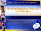 Báo cáo tốt nghiệp đại học: Ănten thông minh và ứng dụng trong W-CDMA (HV Công nghệ Bưu chính viễn thông)