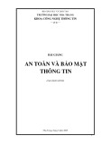 Bài giảng An toàn và bảo mật thông tin - ĐH Nha Trang