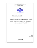 Báo cáo kết quả đề tài: Nghiên cứu viết phần mềm thiết kế và mô tả hình ảnh vải dệt thoi từ sợi slub - Vũ Văn Hiếu