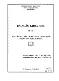 Báo cáo khoa học: Cải tiến dệt thoi GA 615-H Trung Quốc thành máy dệt kiếm mềm - KS. Nguyễn Hồng Lạc