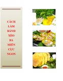 Cách làm bánh xèo ba miền cực ngon