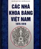 Nhà tri thức - Các nhà khoa bảng Việt Nam từ 1075 - 1919: Phần 2