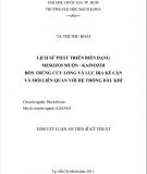 Tóm tắt Luận án tiến sĩ kỹ thuật Địa kiến tạo: Lịch sử phát triển biến dạng Mesozoi muộn - Kainozoi bồn trũng Cửu Long và lục địa kế cận và mối liên quan với hệ thống dầu khí.