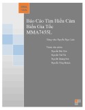 Báo cáo Tìm hiểu cảm biến gia tốc MMA7455L