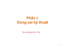 Bài giảng Dung sai - Kỹ thuật đo lường - Nguyễn Hữu Thật