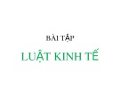 Bài giảng Bài tập Luật kinh tế: Chương 5