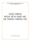 Giáo trình Phân tích thiết kế hệ thống thông tin - Trần Thị Thùy Dung