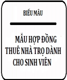 Mẫu hợp đồng thuê nhà trọ sinh viên mới nhất