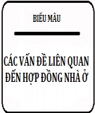 Các vấn đề liên quan đến hợp đồng nhà ở