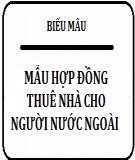 Mẫu hợp đồng thuê nhà cho người nước ngoài