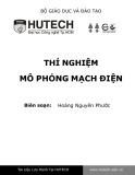 Giáo trình Thí nghiệm mô phỏng mạch điện - Hoàng Nguyên Phước