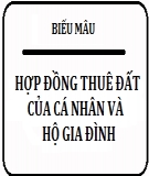 Hợp đồng thuê đất của cá nhân và hộ gia đình