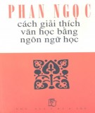 Ngôn ngữ học - Cách giải thích văn học: Phần 2