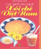 Xôi chè Việt Nam - Các món ăn chơi: Phần 1