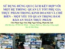 Bài thuyết trình Quản lý phụ gia thực phẩm - Hội Hóa học TP Hồ Chí Minh