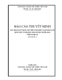 Báo cáo thuyết minh: Quy hoạch sử dụng đất đến năm 2020 và kế hoạch sử dụng đất 5 năm (2011-2015) huyện Nghĩa Đàn, tỉnh Nghệ An