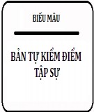 Bản tự kiểm điểm trong thời gian tập sự