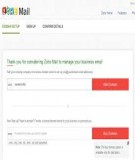 Tạo email tên miền riêng miễn phí với Zoho Mail